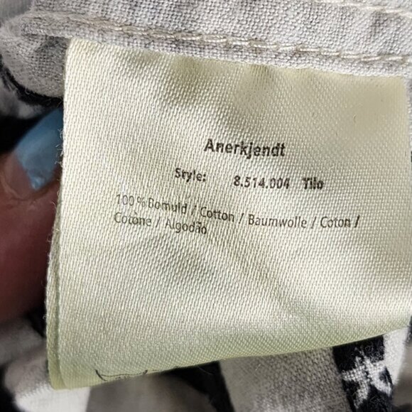 Anerkjendt Artsy Stars Embroidered 100% Cotton Button Front Shirt - Picture 7 of 7